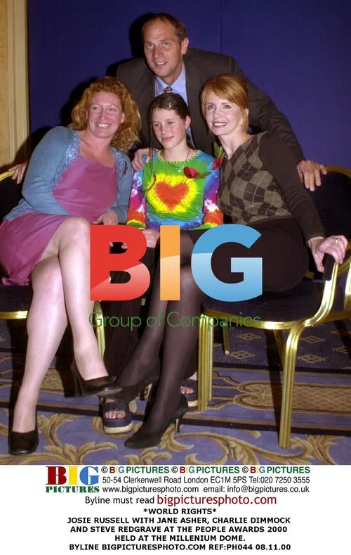 JOSIE RUSSELL with JANE ASHER, CHARLIE DIMMOCK and STEVE REDGRAVE