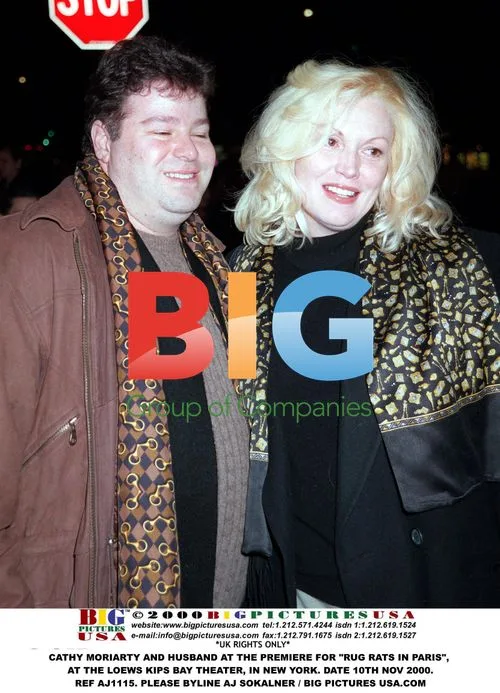 Cathy Moriarty and Husband at "Rug Rats in Paris" Premiere