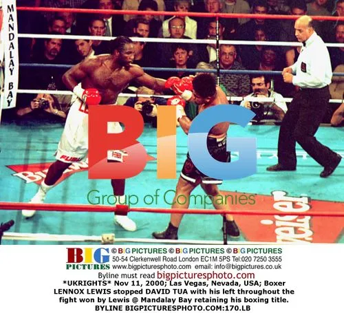Lennox Lewis defeats David Tua