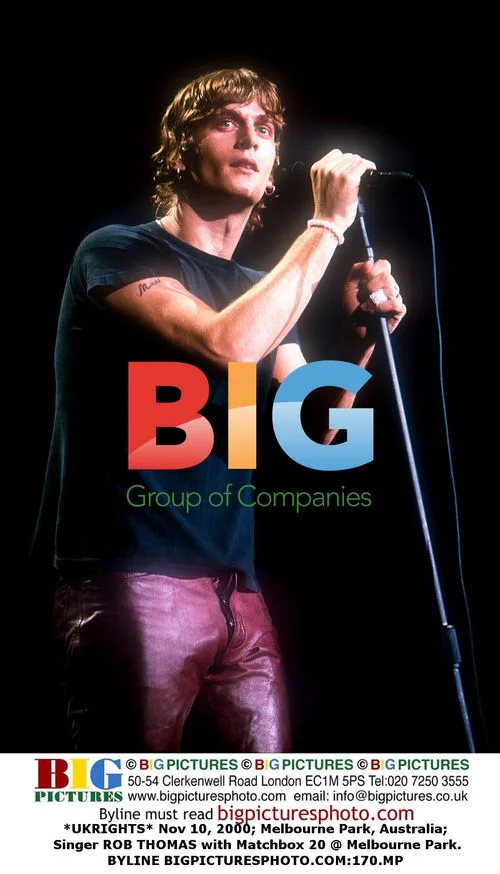 Singer Rob Thomas with Matchbox 20 in Melbourne