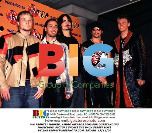 The Back Street Boys at the AMIGO Awards 2000