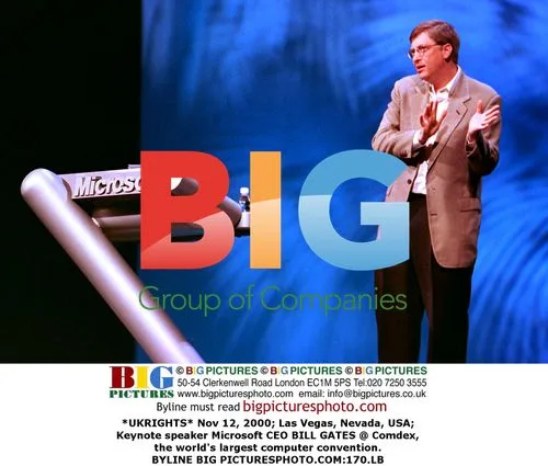 Bill Gates keynotes Comdex in Las Vegas