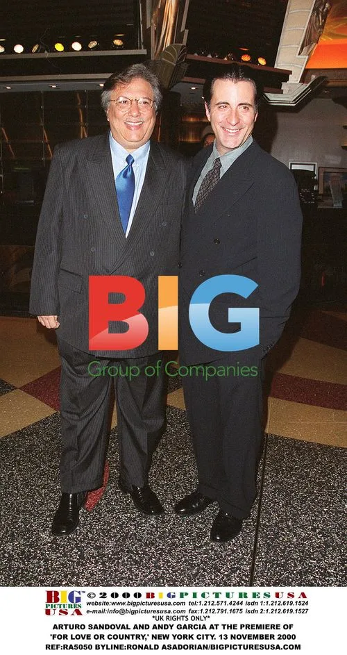 Arturo Sandoval and Andy Garcia at 'For Love or Country' Premiere