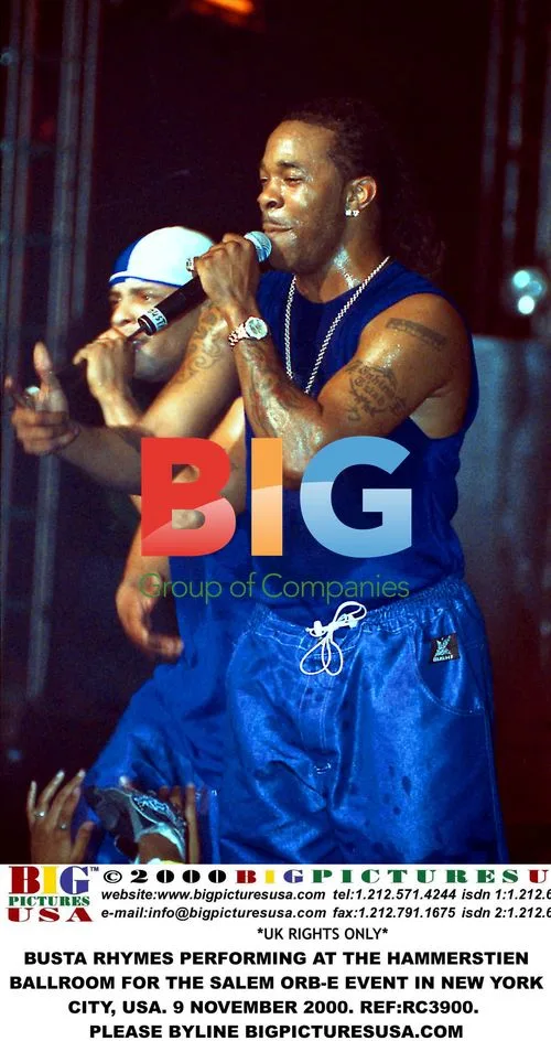 Busta Rhymes performing in NYC