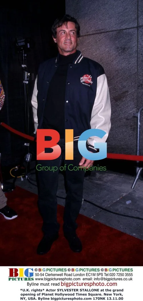 Sylvester Stallone at Planet Hollywood NYC Opening