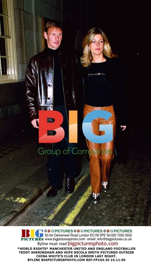Teddy Sheringham and wife Nicola Smith