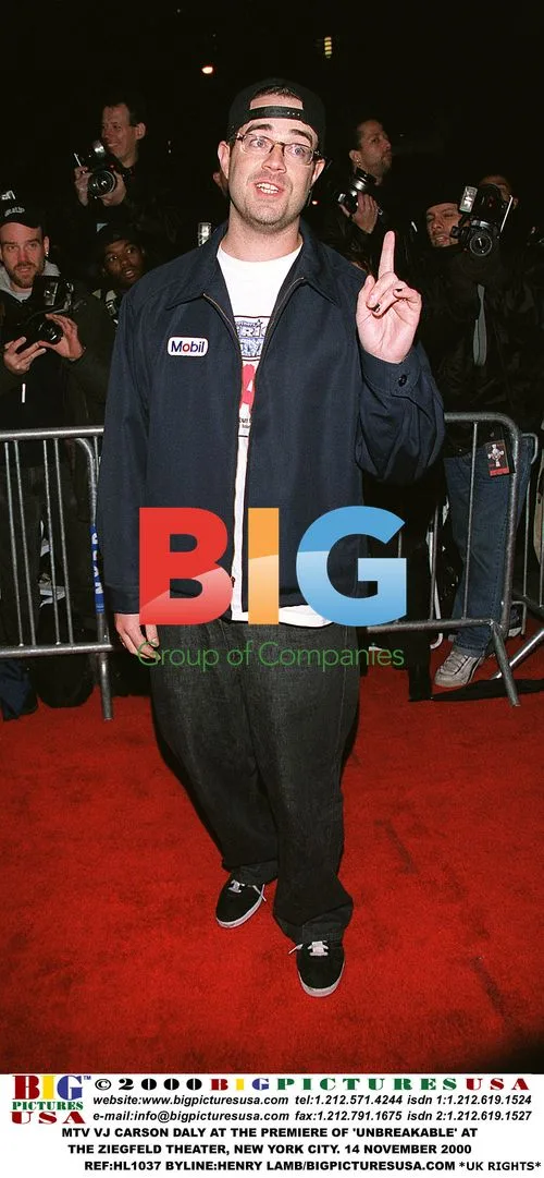 MTV VJ Carson Daly at 'Unbreakable' premiere