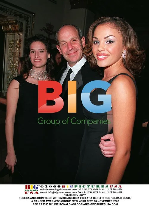 Tisches and Miss America 2000 at Gilda's Club Benefit