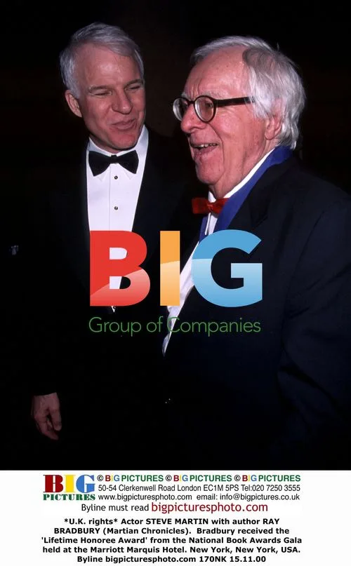 Steve Martin and Ray Bradbury at National Book Awards