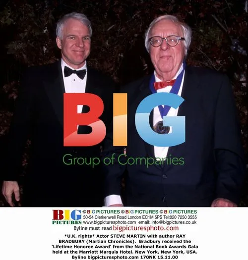 Steve Martin and Ray Bradbury at National Book Awards