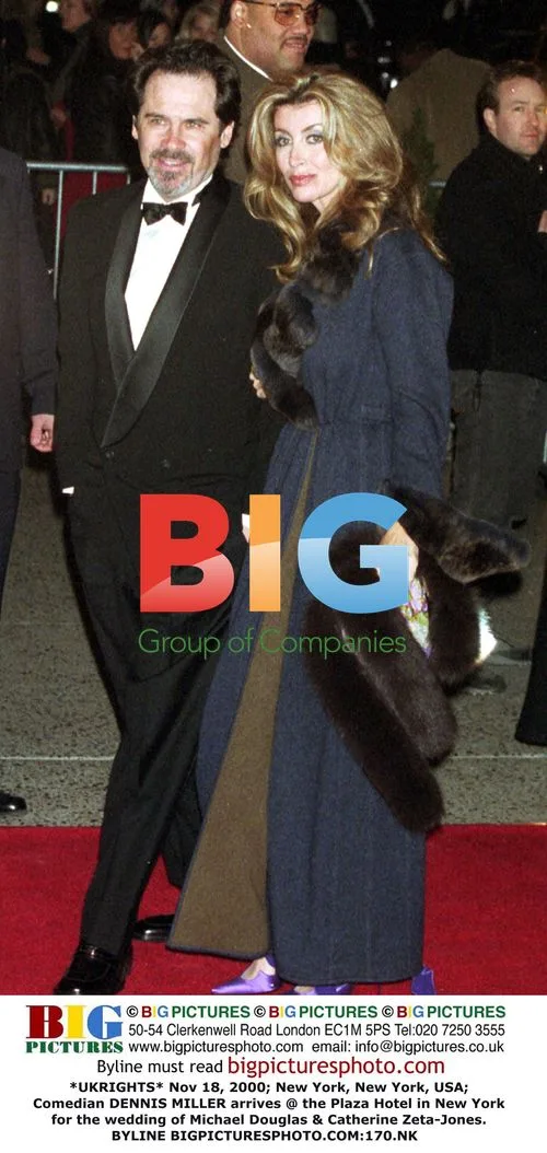 Dennis Miller Arrives at Douglas-Zeta-Jones Wedding