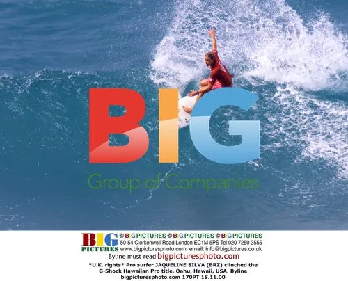 Pro surfer JAQUELINE SILVA wins G-Shock Hawaiian Pro title