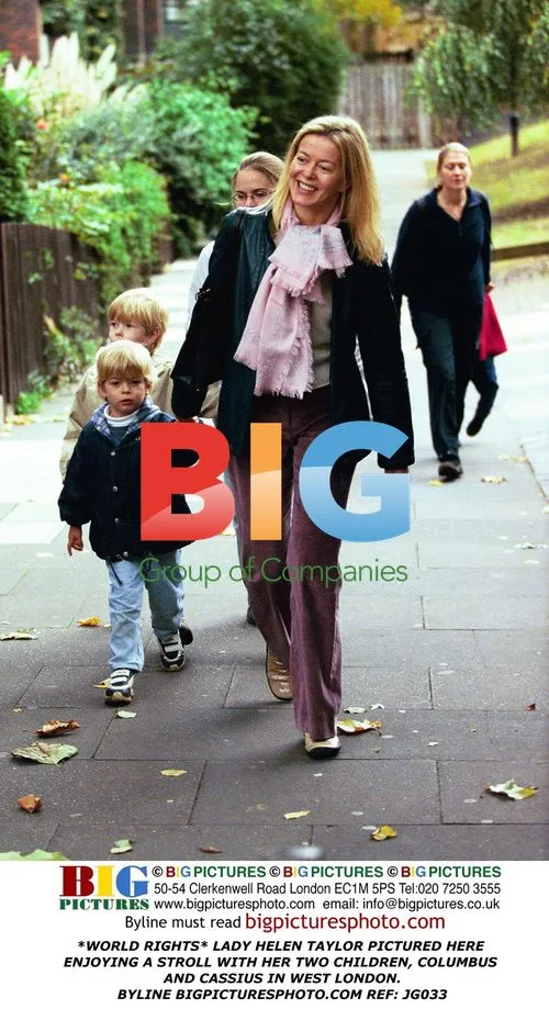 Lady Helen Taylor Enjoys London Stroll With Kids