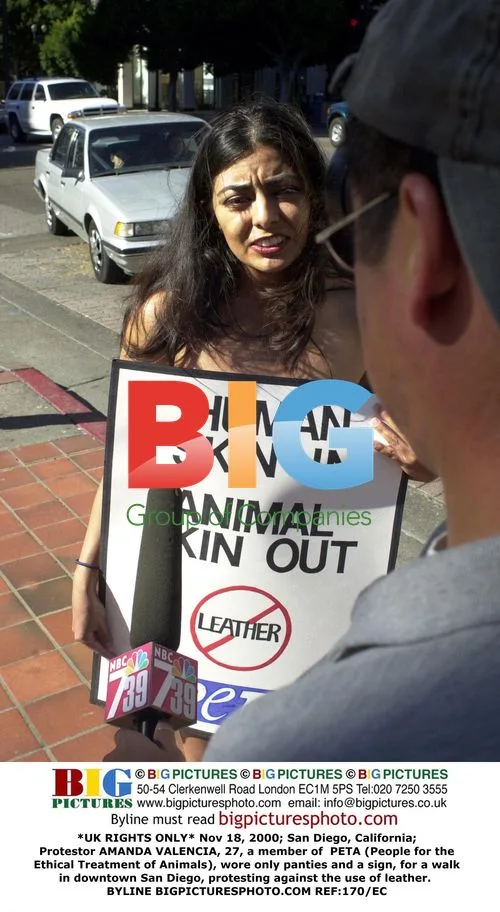 PETA Protestor Amanda Valencia