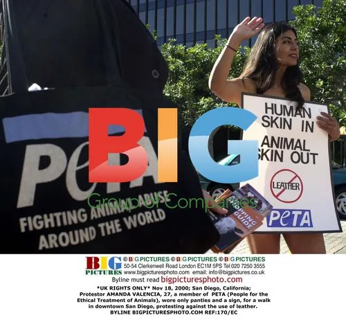 PETA Protestor Amanda Valencia