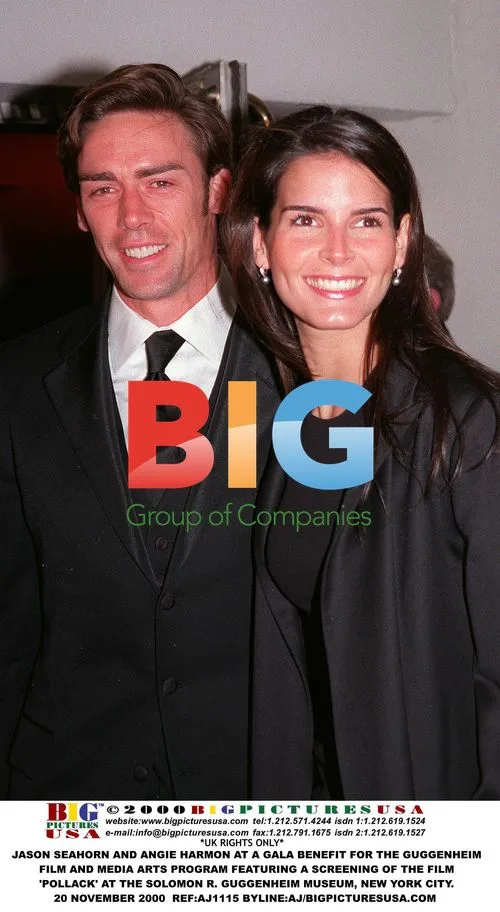 Jason Seahorn and Angie Harmon at Guggenheim Gala