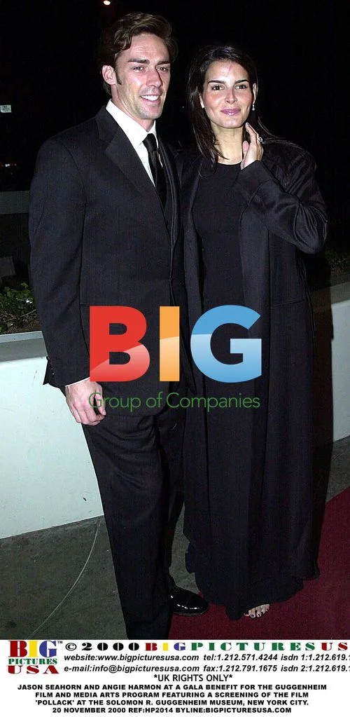 Jason Seahorn and Angie Harmon at Guggenheim Gala