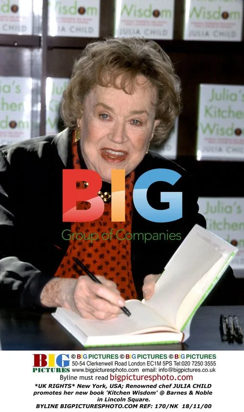 Julia Child Promotes 'Kitchen Wisdom' Book