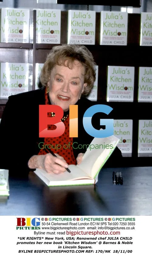 Julia Child Promotes 'Kitchen Wisdom' Book