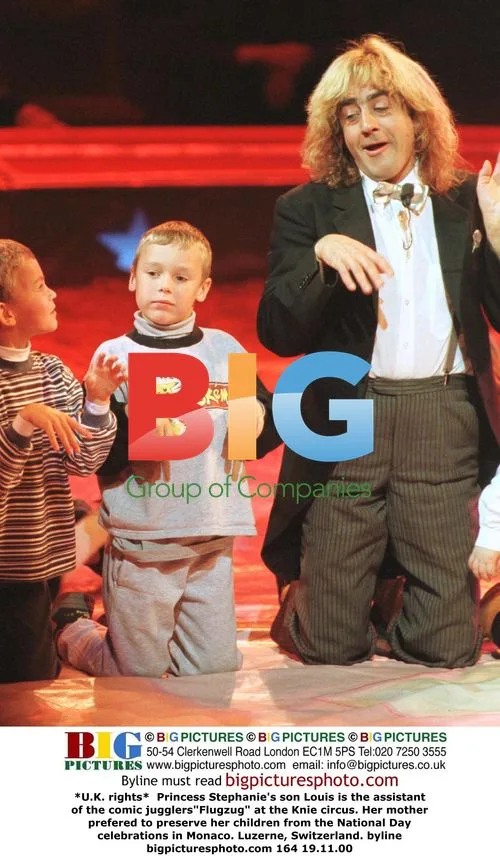 Princess Stephanie's son at Knie circus