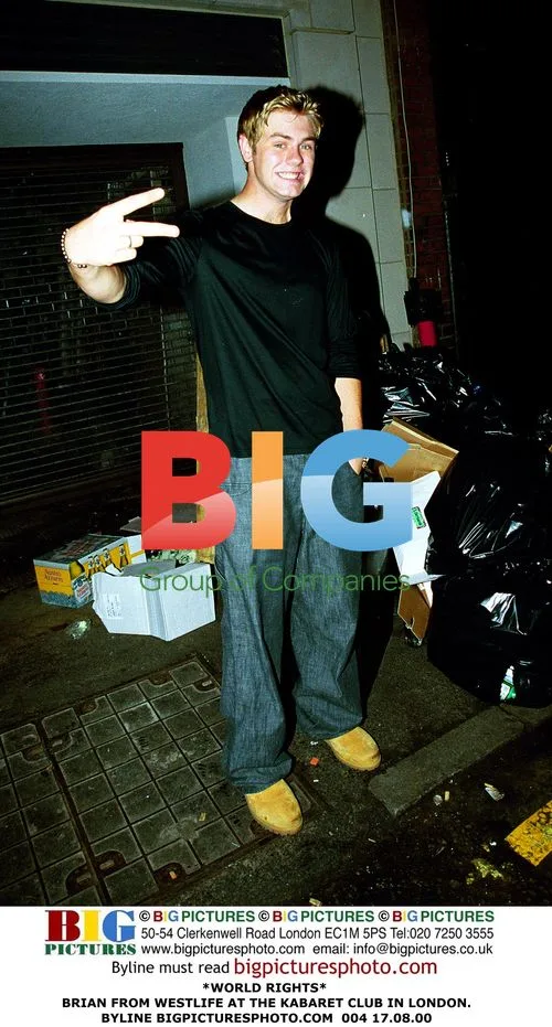 Brian from Westlife at Kabaret Club in London