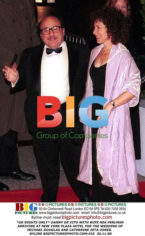 Danny DeVito and Rea Perlman at Douglas-Zeta-Jones Wedding