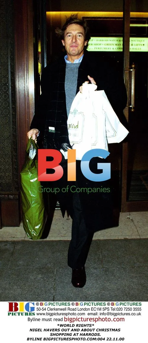 Nigel Havers Christmas Shopping at Harrods