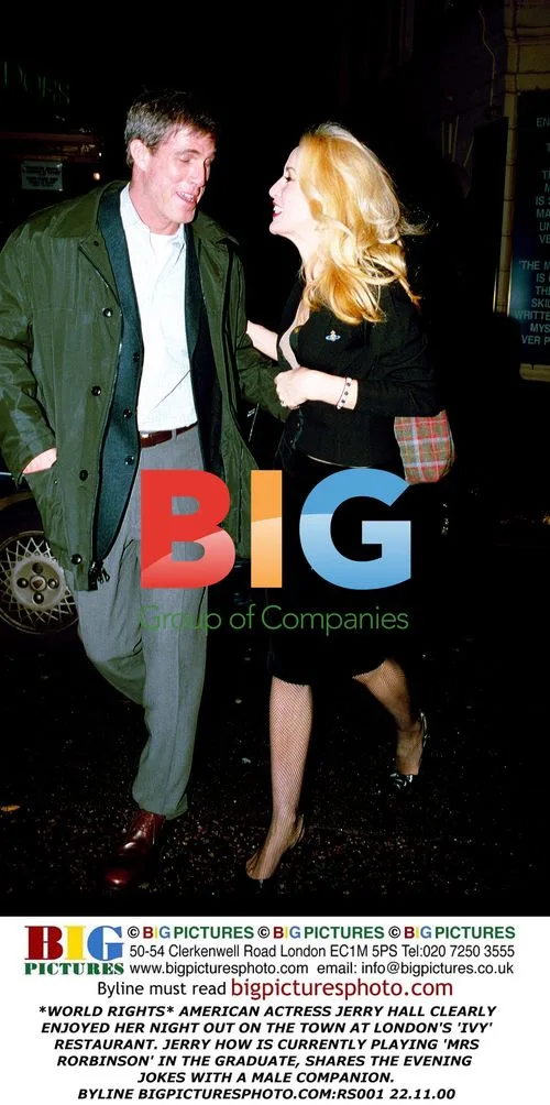 Jerry Hall Enjoys London Night Out