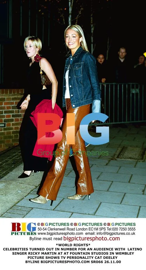 Cat Deeley at Ricky Martin event in Wembley