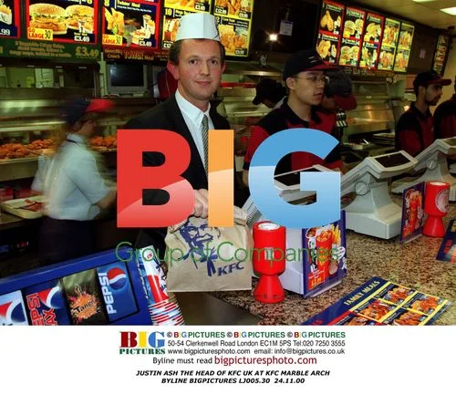 Justin Ash, KFC UK Head, at Marble Arch KFC