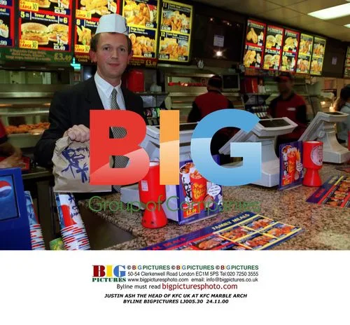 Justin Ash, Head of KFC UK, at KFC Marble Arch