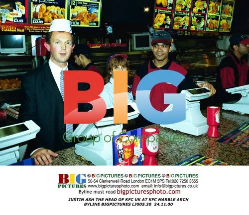 Justin Ash, KFC UK Head, at Marble Arch