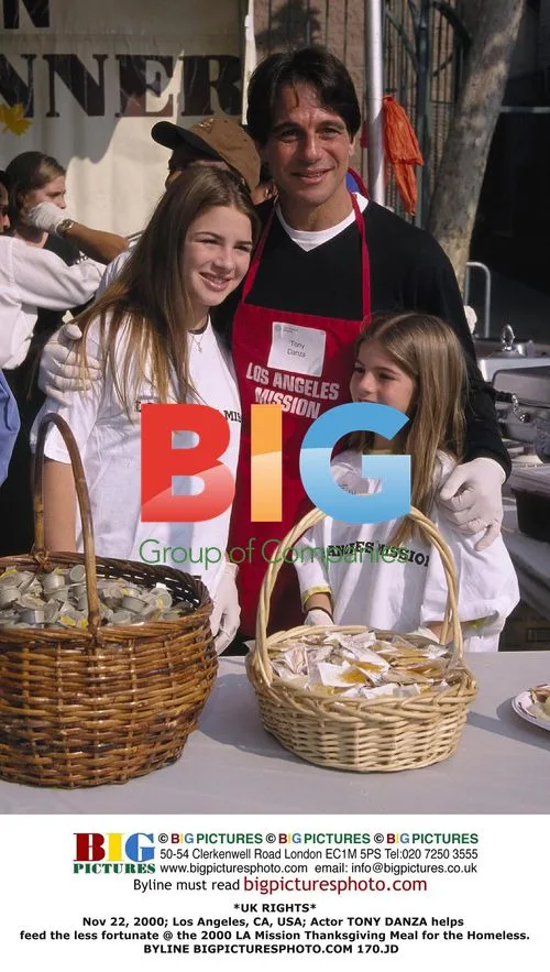 Tony Danza at 2000 LA Mission Thanksgiving Meal