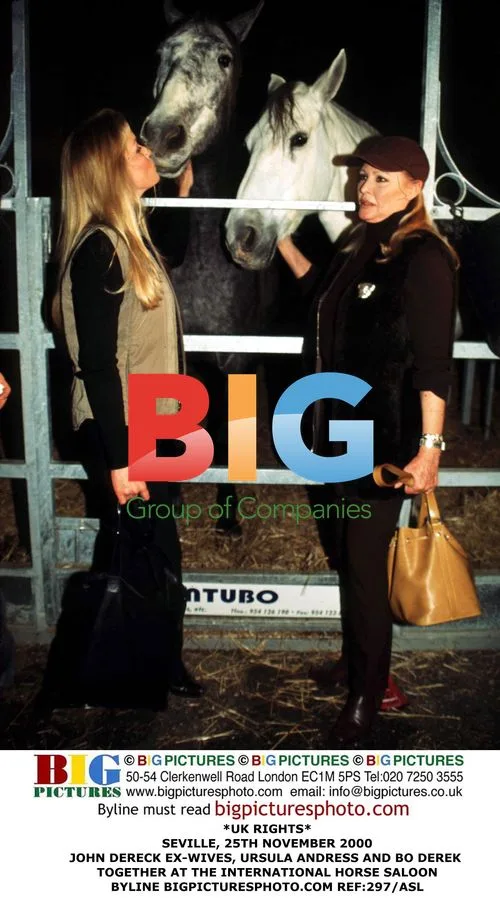 Ursula Andress and Bo Derek at International Horse Saloon