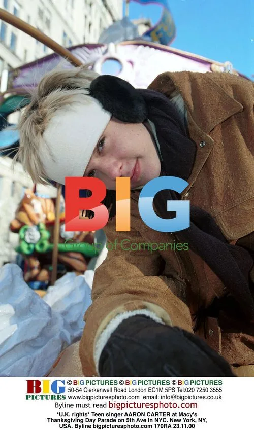 Aaron Carter at Macy's Thanksgiving Parade