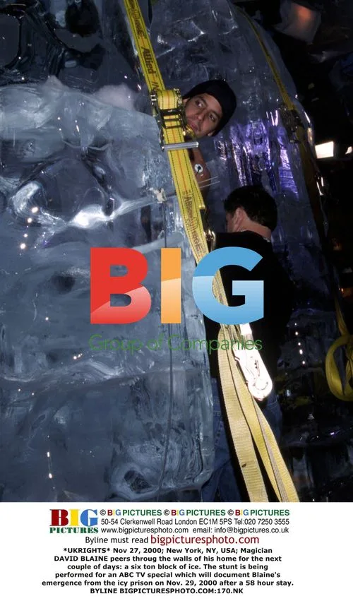 David Blaine in Block of Ice