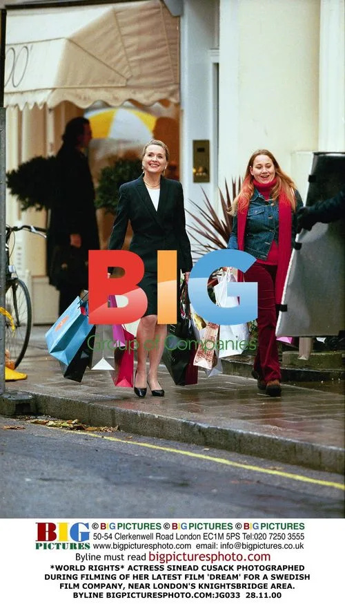 Sinead Cusack Filming 'Dream' in London
