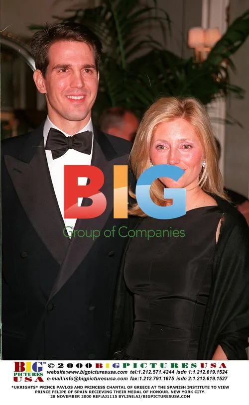 Prince Pavlos and Princess Chantal at Spanish Institute