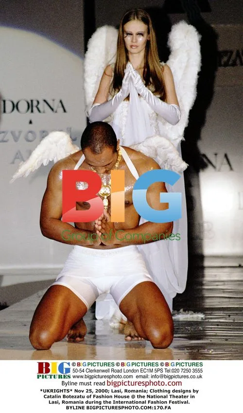 Fashion show at International Fashion Festival in Lasi, Romania