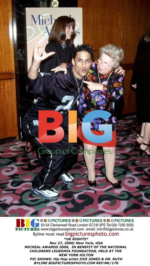 Hip Hop Artist Jive Jones & Dr. Ruth at MICHAEL Awards 2000