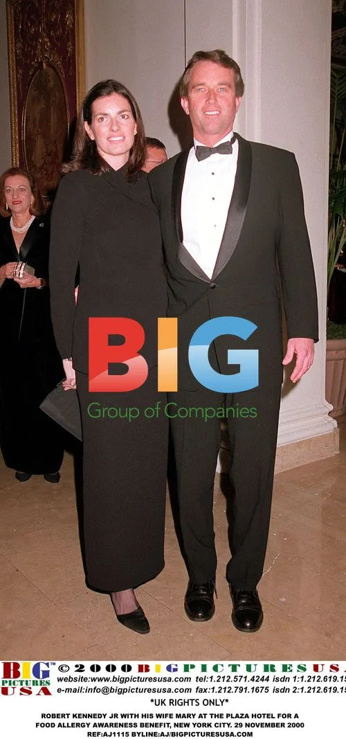 Robert Kennedy Jr. and wife at allergy benefit