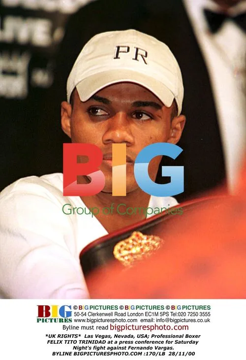 Felix Trinidad at Press Conference for Fight