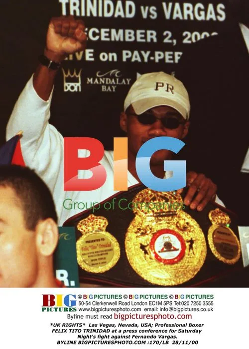 Felix Trinidad at Press Conference for Vargas Fight