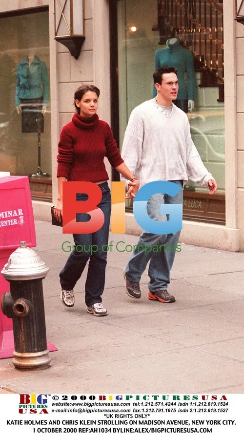 KATIE HOLMES and CHRIS KLEIN in NYC