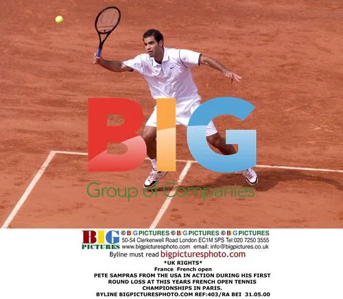 Pete Sampras at 2000 French Open