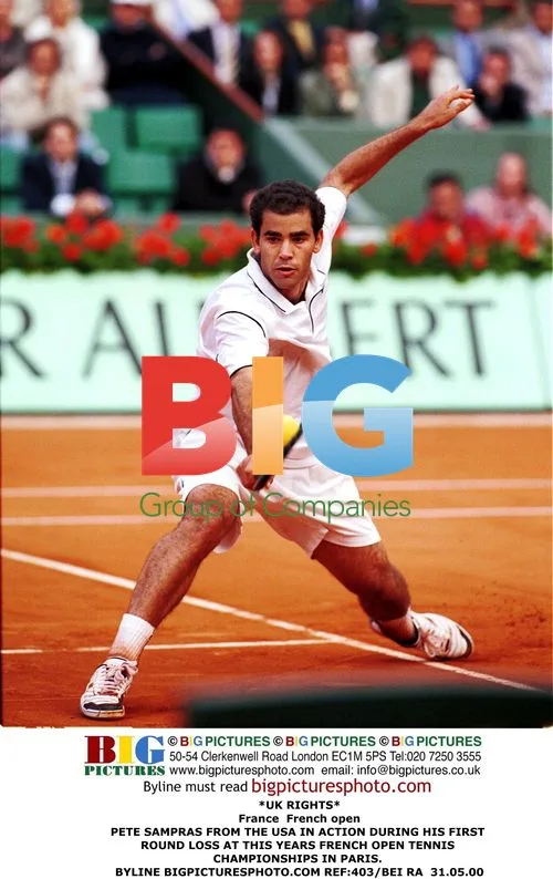 Pete Sampras at 2000 French Open