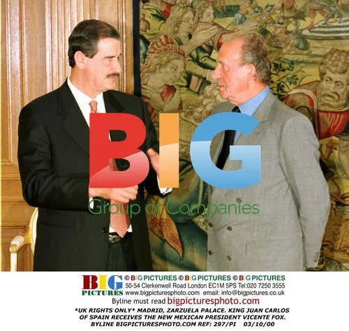 King of Spain Receives Mexican President