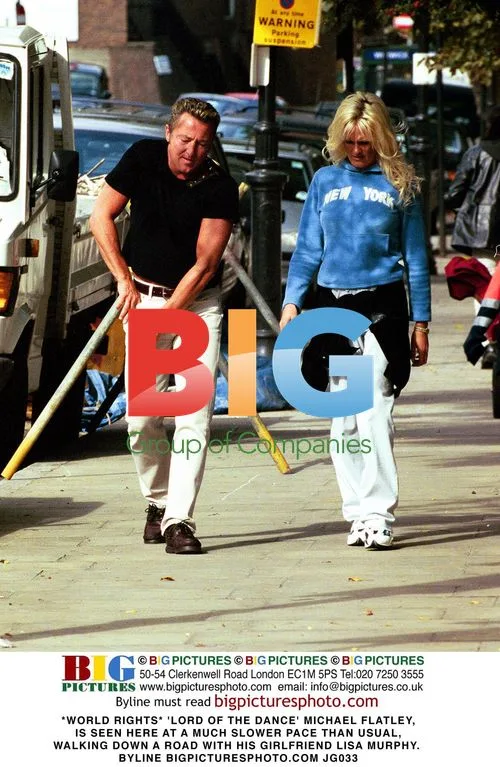 Michael Flatley Walking with Girlfriend Lisa Murphy