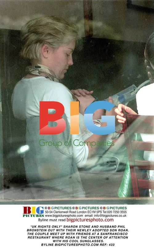 Sharon Stone and Family Out
