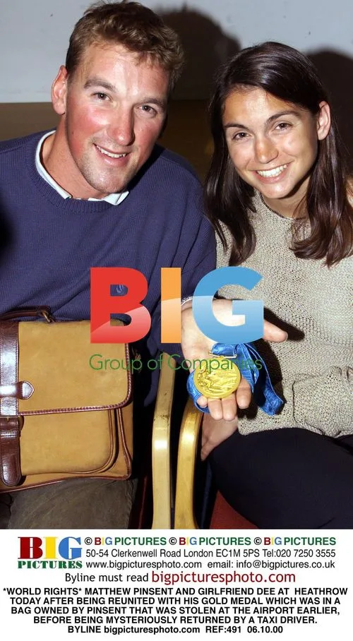 Matthew Pinsent and girlfriend reunited with stolen gold medal